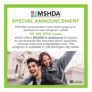 MSHDA DPA Program