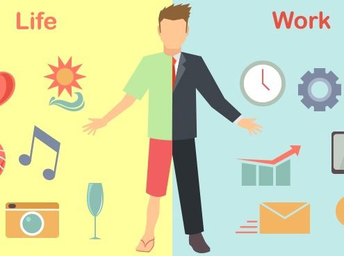 Life/Work balance infographic